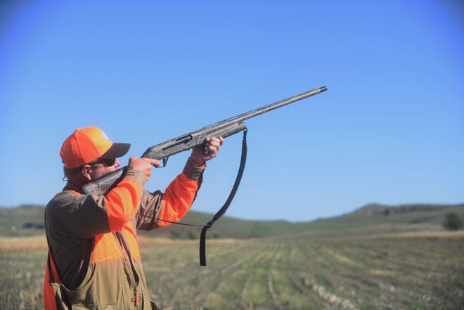 Pheasant hunting shot off with a warm, clear start for the season open on October 16, 2021 in Iona, South Dakota.