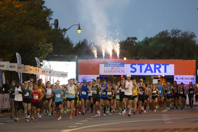 More than 8,000 athletes participated in the 2021 Nationwide Children's Hospital Columbus Marathon.
