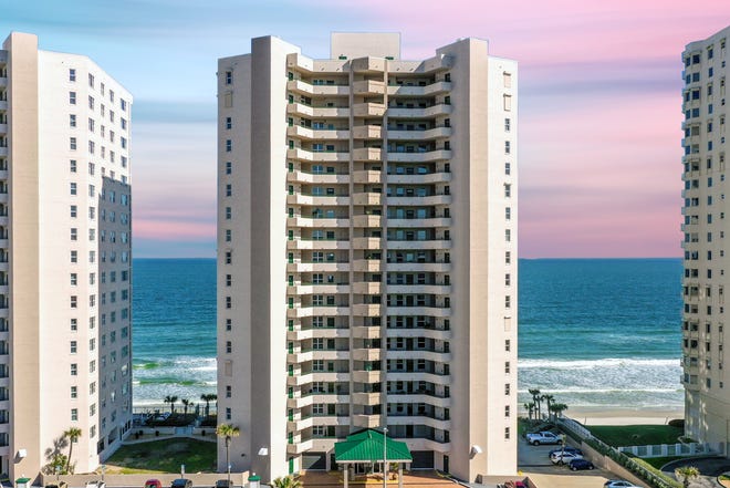 This delightful and unique, direct-oceanfront luxury condominium home is in Dimucci Twin Towers, which offers its residents two oceanfront pools and spas, as well as two oceanfront club rooms, game rooms and gyms.