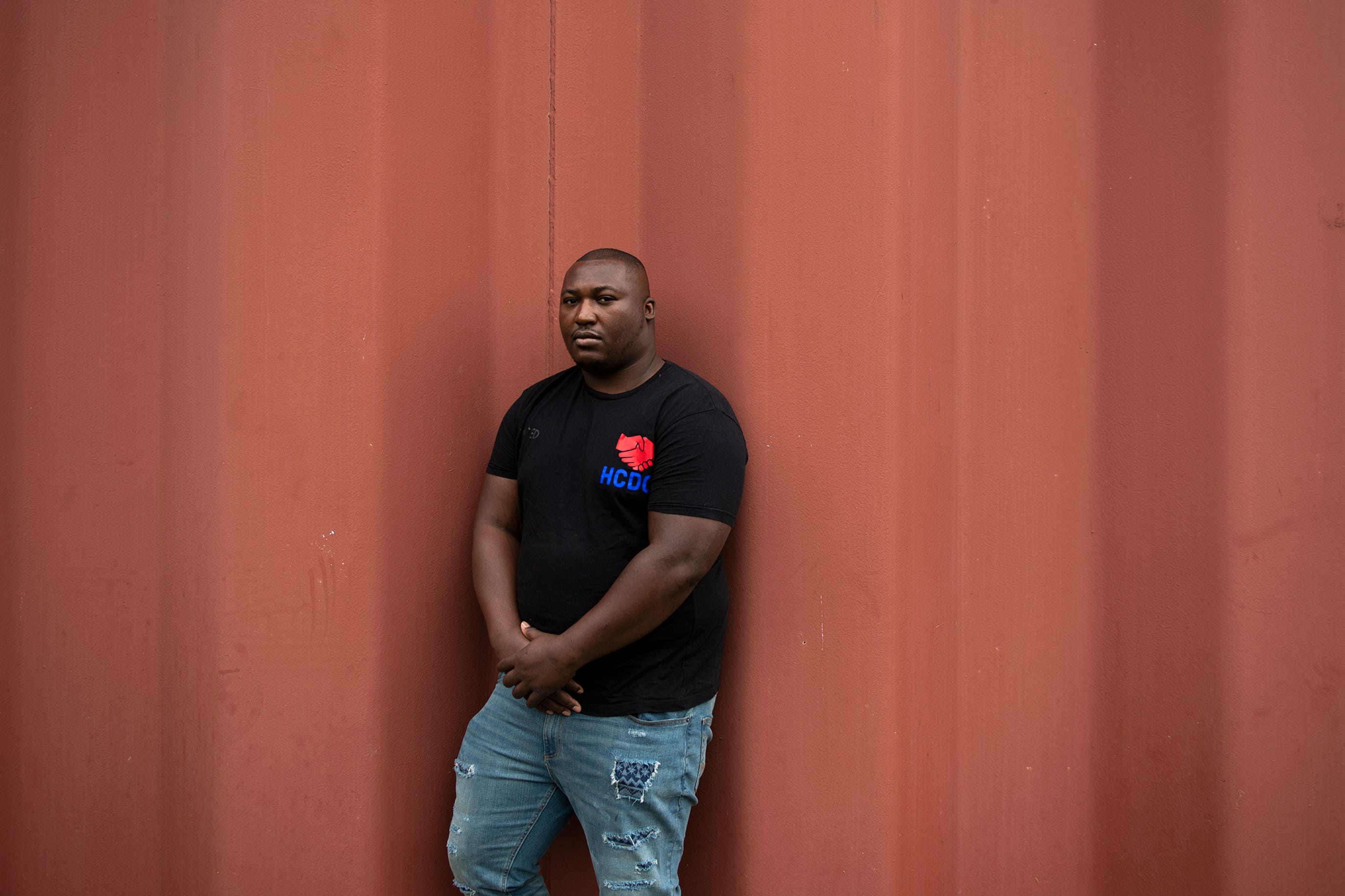 Frantz Lozier, the president of the Haitian Community Development Organization of Camden.