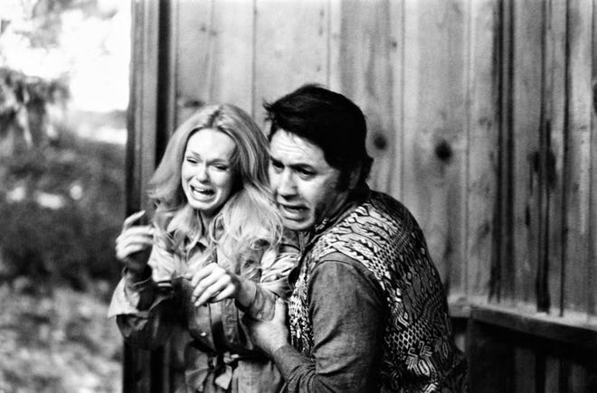 Lynda Day George with Michael Ansara in "Day of the Animals."