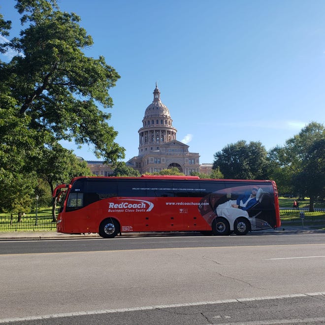 Florida-based bus operator RedCoach is entering Texas, where it is offering nonstop service in Austin, College Station, Dallas, Houston and Waco. (RedCoach)