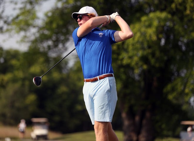 Liam Timmons was one of three seniors for the Bexley boys golf team.