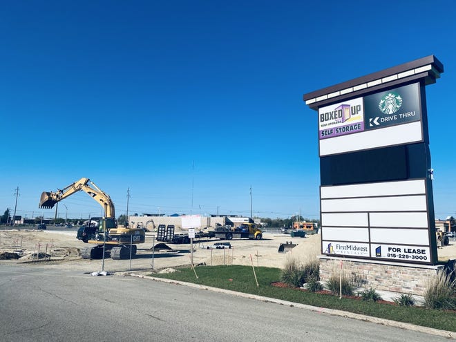 Construction is underway on an Aldi grocery store near the intersection of Forest Hills Road and Riverside Boulevard in Loves Park.