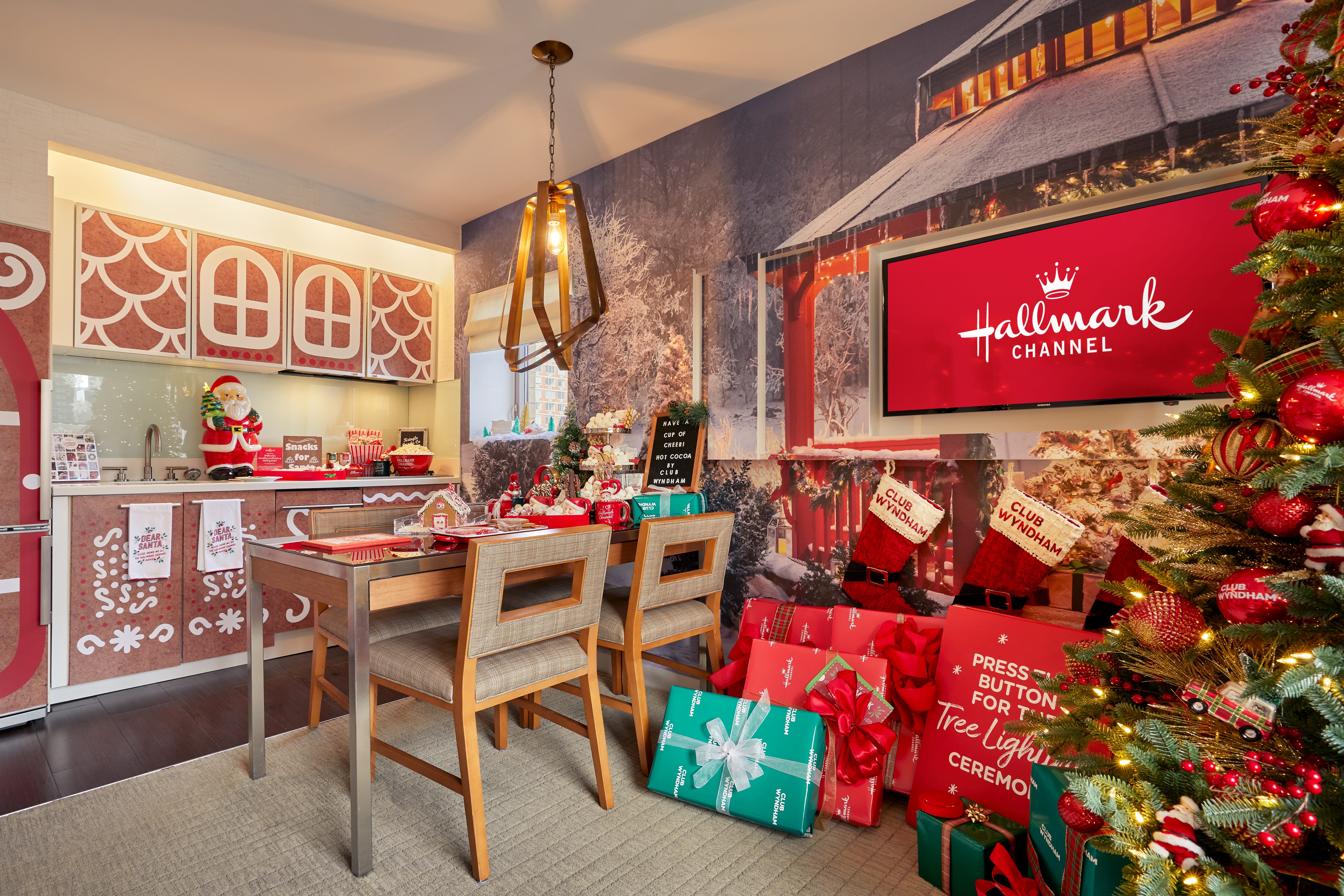 Hallmark Christmas movie hotel suites at Club Wyndham