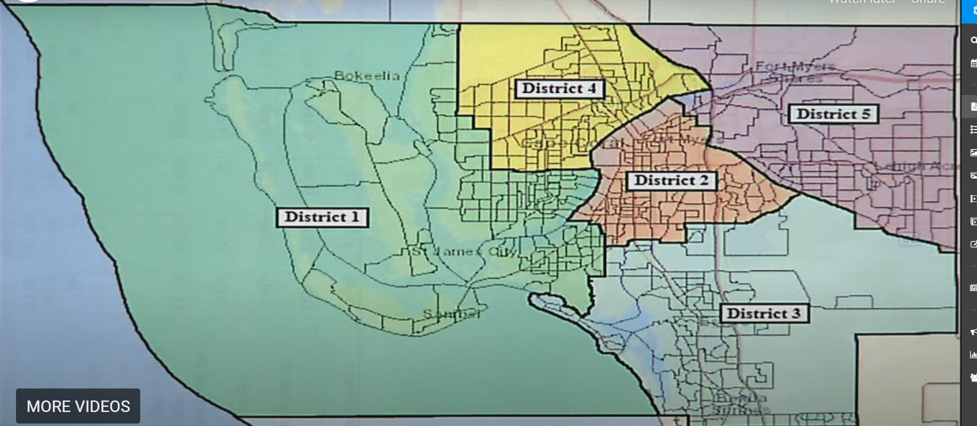 Lee County redistricting maps alternatives considered