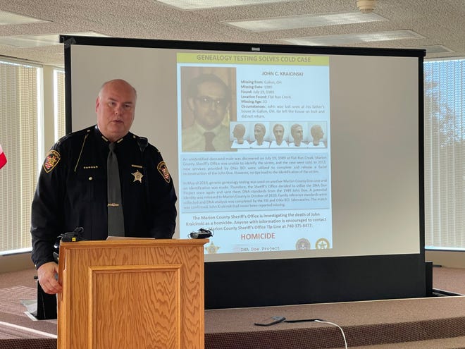 Marion County Sheriff Matt Bayles announced on Tuesday that a 32-year-old cold case is being reopened after detectives were able to positively identify a homicide victim from 1989.