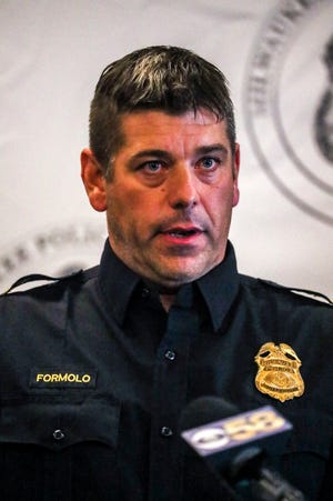 Milwaukee police Inspector Paul Formolo speaks during a news conference Tuesday on 3-year-old Major Harris, missing since his mother was found shot to death last week. Police asked the public for help locating the boy.