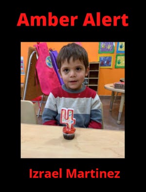 An Amber Alert was issued for Izrael Martinez, 4 of Chaparral, on October 19, 2021.