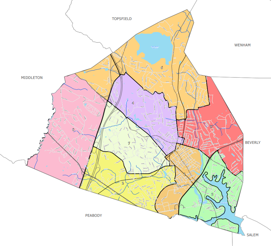 Lexington Ma Precinct Map Redistricting May Result In Ward, Precinct Shifts For Danvers, Beverly