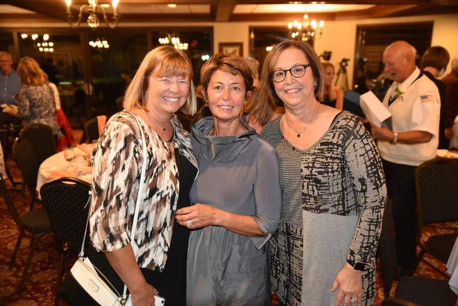 Judy Wilkes, Mary Stark, Joan Hintze are pictured at the Greater Menomonee Falls Foundation award ceremony.