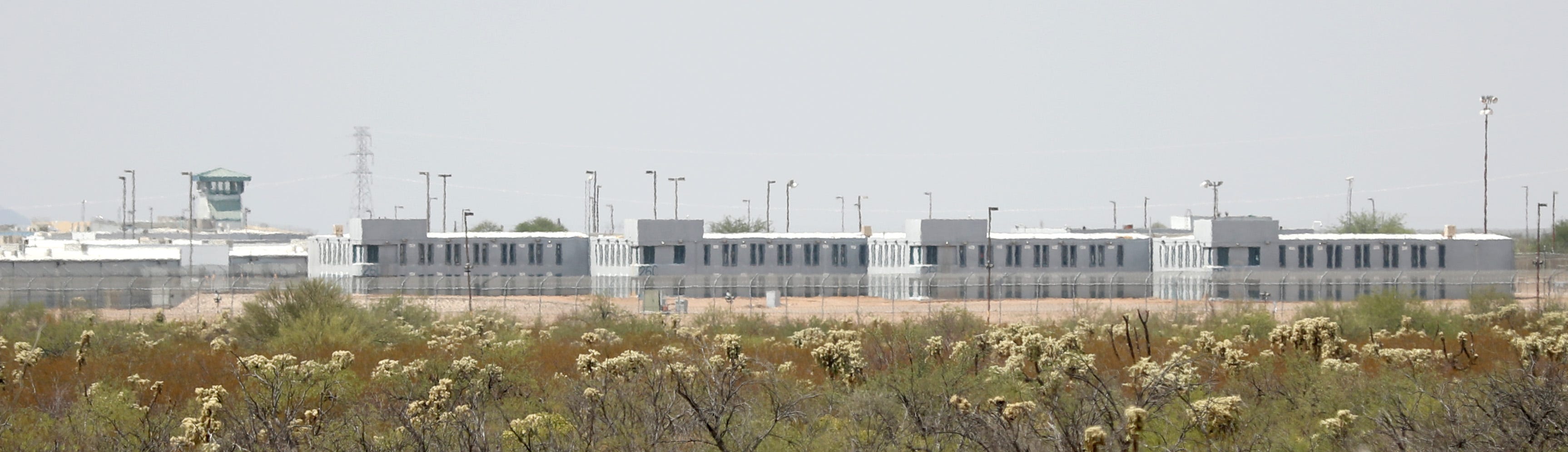 Cell blocks at the Arizona State Prison Complex Tucson on Aug. 28, 2020.