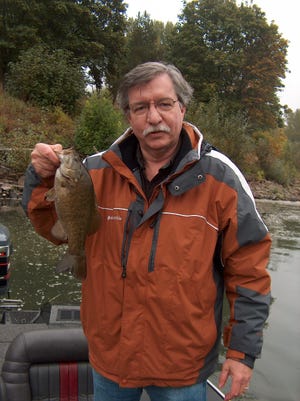 Smallmouth bass like this one caught on the Willamette River by moi are packing on the weight right now in preparation for winter.