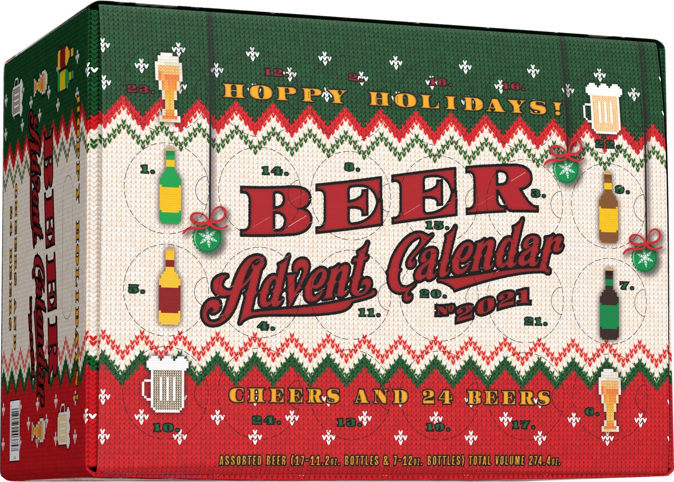 Aldi Advent calendar 2021 Wine, cheese, beer, candy and toys coming