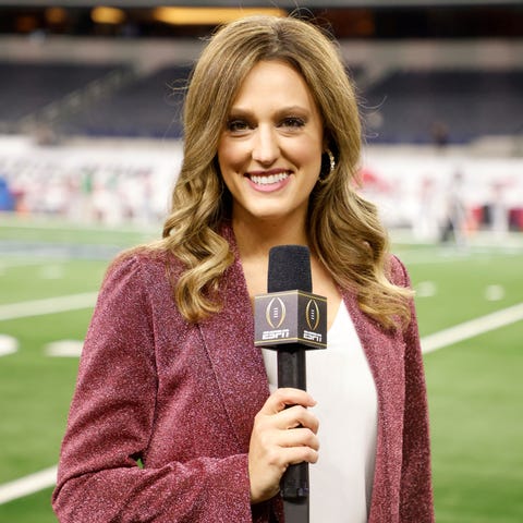 Allison Williams, ESPN reporter  After reporting wi