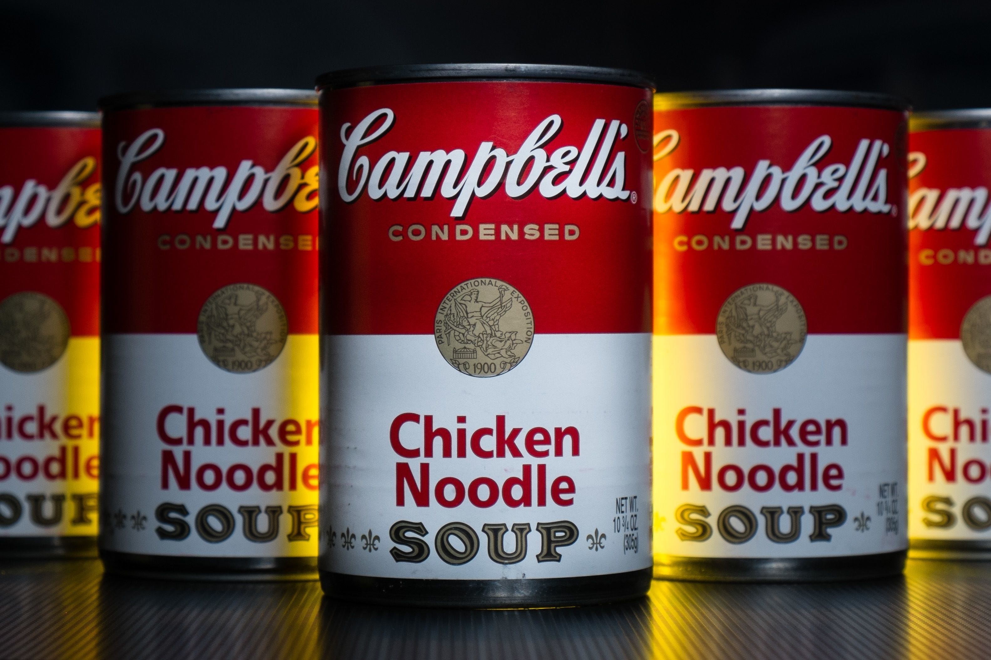 Campbell?s reported a 14 percent drop in U.S. soup sales in Q4.
 AP file photo
In this Wednesday, Jan. 8, 2014, file photo, cans of Campbell's soup are photographed in Washington.