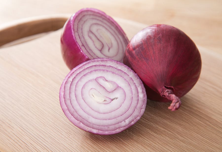 Do these onions have salmonella? Not sure. The CDC says to throw them away if you don't know where they're from.