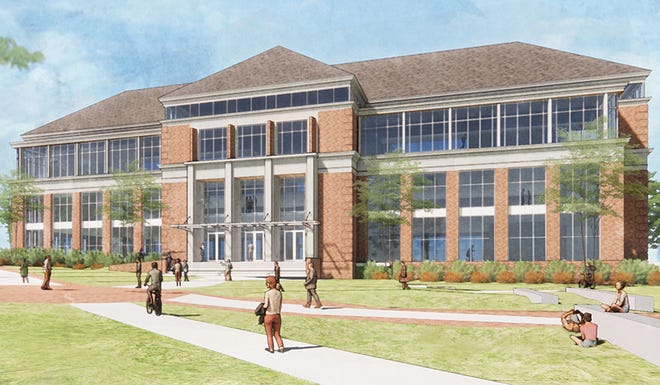 Rendering of McVey Data Science Building