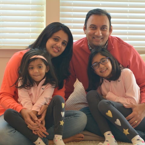 Nish Shah and family