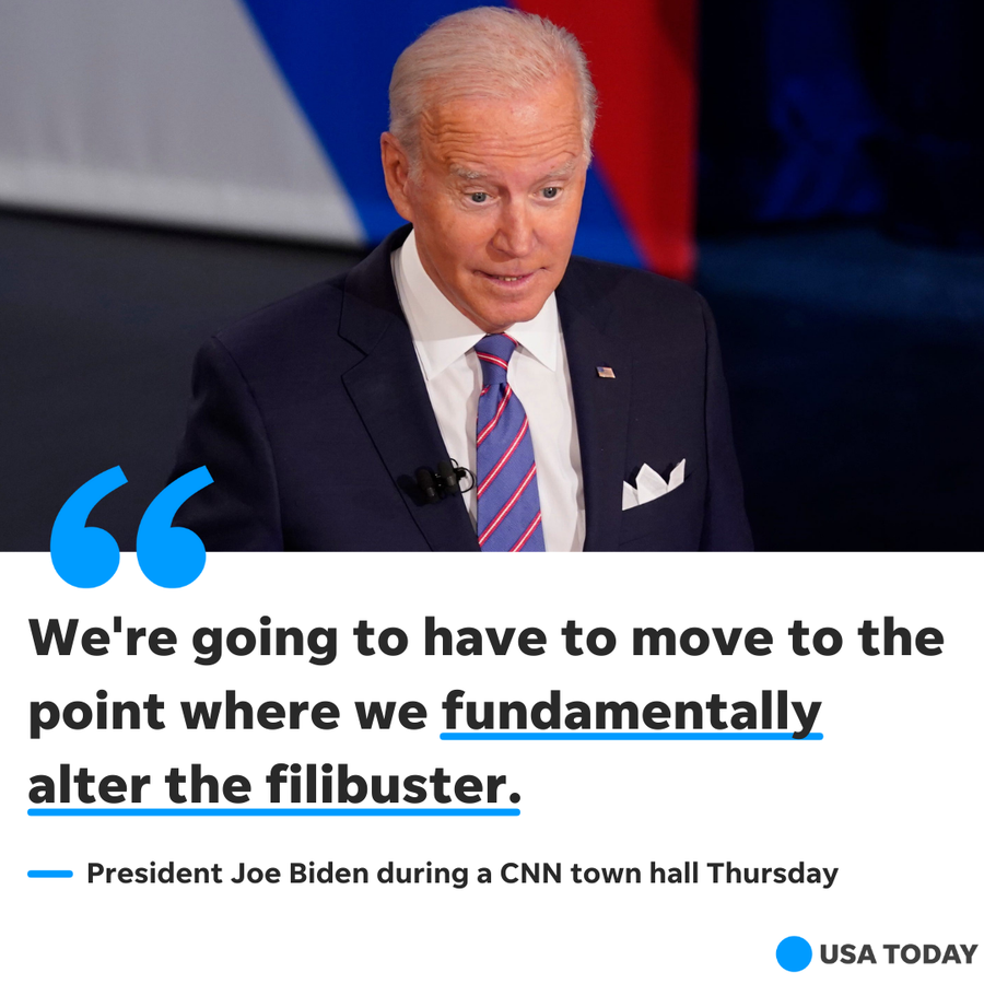 President Joe Biden at a CNN town hall in Baltimore on Thursday, Oct. 21, 2021