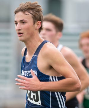 Rootstown runner Caleb Cutright, pictured at last year's district meet.