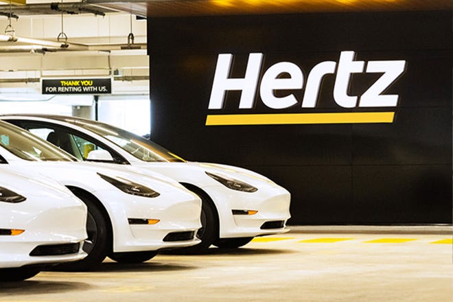 Hertz has ordered 100,000 Teslas in move to electrify its fleet.