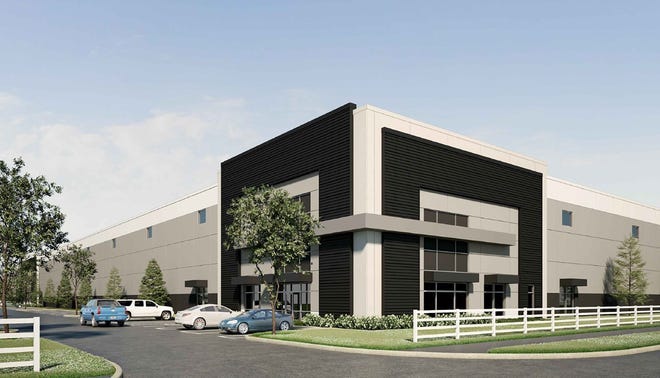 This rendering is of a VanTrust Real Estate building in the New Albany International Business Park. VanTrust recently had another project approved – its sixth overall in the business park – by New Albany City Council.