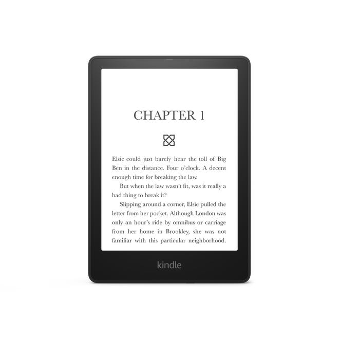The Kindle Paperwhite Signature Edition.