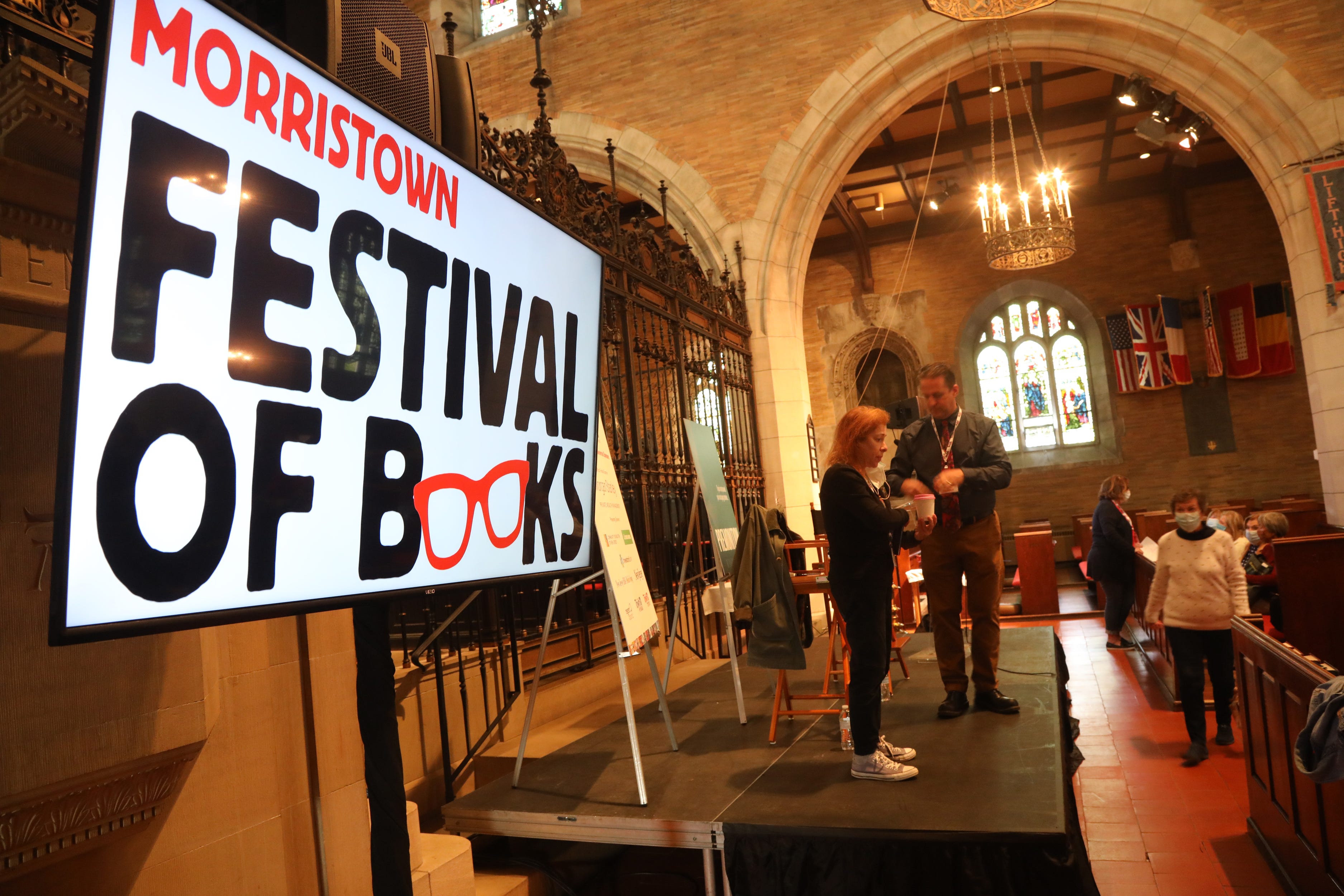 Author of the new book "Premonition," Wendy Whitman came to the St. Peter’s Episcopal Church along with other authors to talk to readers and sign copies as part of the Morristown Festival of Books on October 14, 2021.