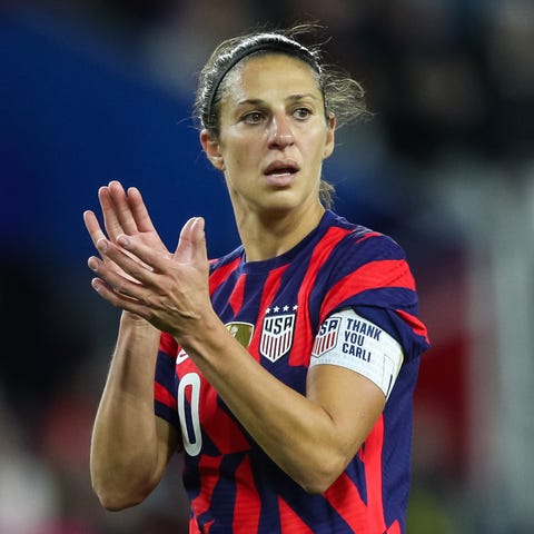 Carli Lloyd plays in her final game for the USWNT.