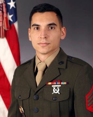 Sgt. Manuel Bermudez, 26, has an prestigious background as an aircraft mechanic serving in Okinawa, Japan and as part of the HMX-1 presidential helicopter squadron.
