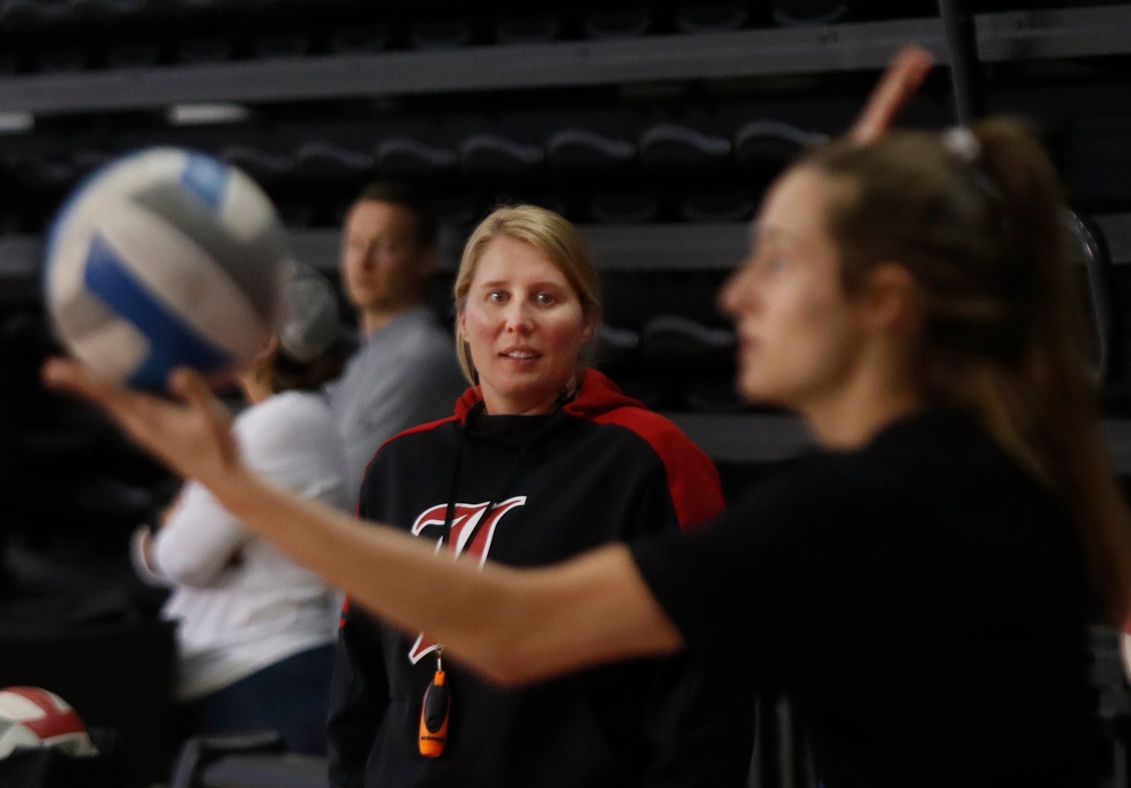 Louisville volleyball coach seeks to shatter NCAA glass ceiling Louisville volleyball coach seeks to shatter NCAA glass ceiling