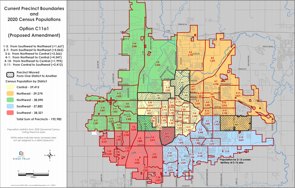 Sioux Falls City Limits Sioux Falls City Council To See Redistricting Plan In November