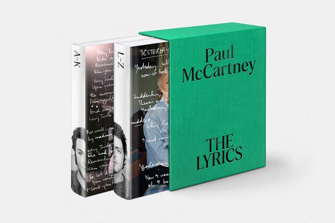 Paul McCartney's new two-volume book "The lyrics" offers his comments on 154 of his songs.