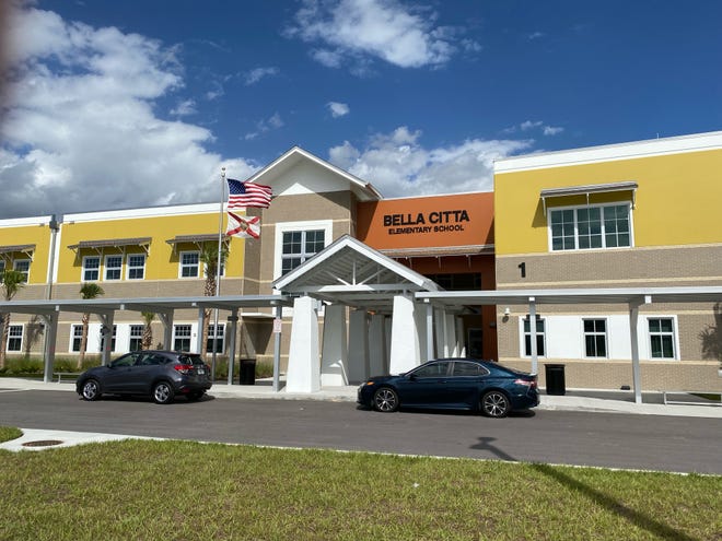 Bella Citta Elementary School in Davenport opened this year with 1,000 students. The Polk County school district is already discussing a plan to build 21 classrooms to accommodate 465 middle school students on the small, 25-acre property.