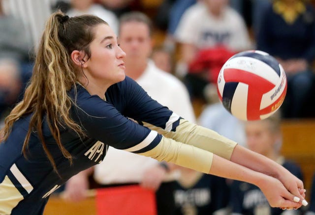 Photos of Appleton North vs. Hortonville girls volleyball sectional
