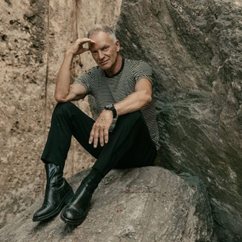 In addition to a new album, Sting is also kicking 