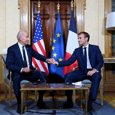 October 29, 2021: French President Emmanuel Macron