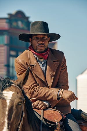 Jonathan Majors stars as wanted outlaw Nat Love in