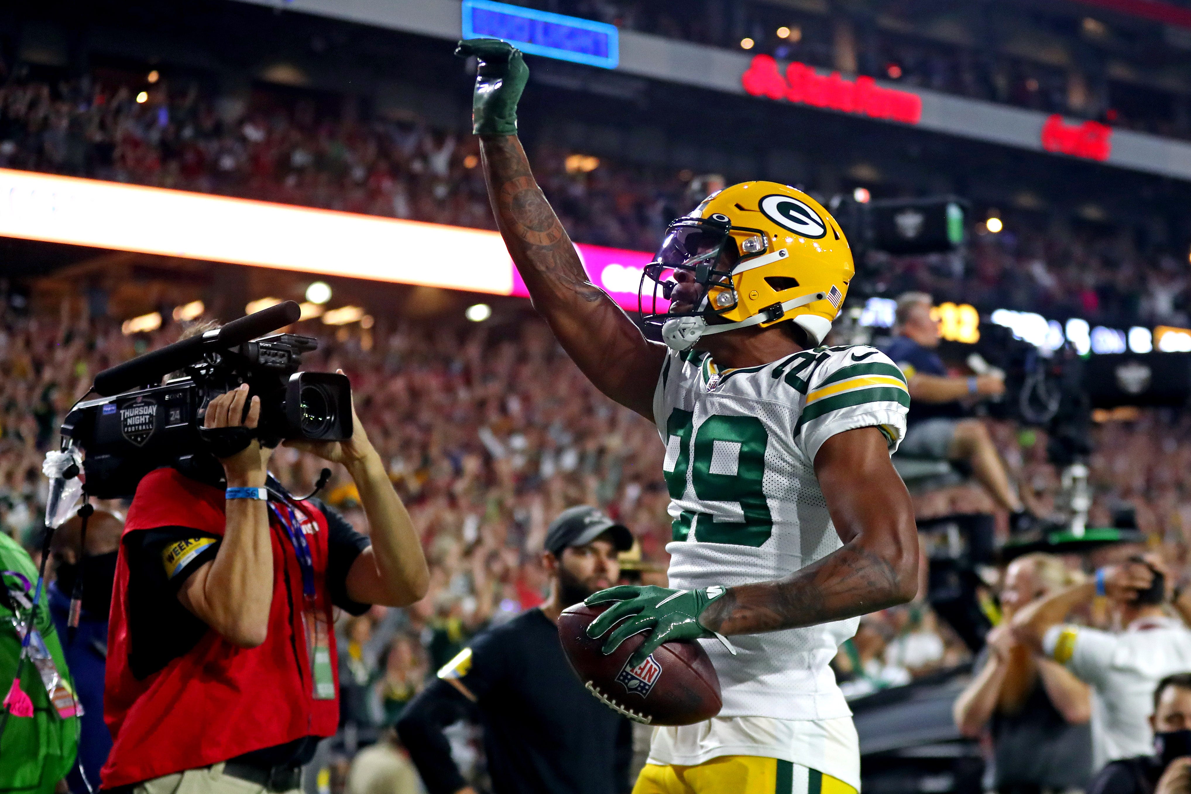 Packers defeat Cardinals on Rasul Douglas' interception in end zone