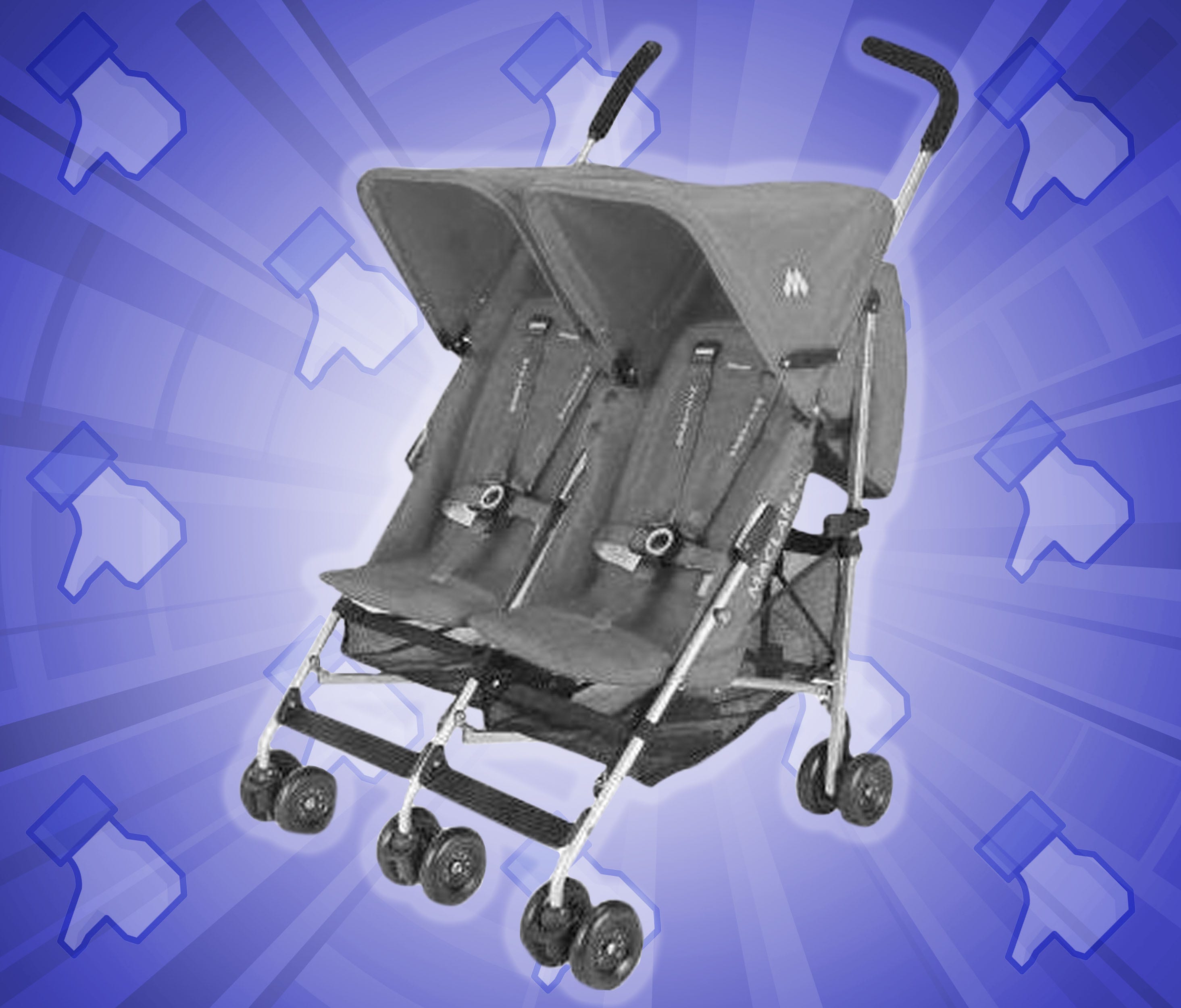 Maclaren strollers were recalled in 2009 after the company learned children were getting their fingers sliced in a faulty hinge. The hinge has since been redesigned. Source: USA TODAY illustration