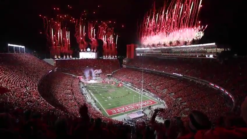 Penn State Watch Ohio State Football Fireworks Start Ohio State