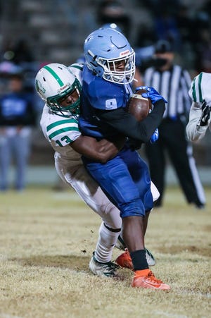 Scenes from the high school football game featuring Ashbrook and Hunter Huss on Oct. 29, 2021 in Gastonia, North Carolina.