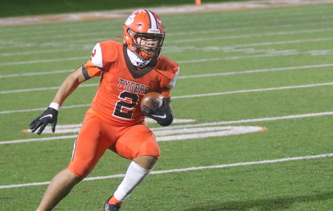 Mansfield Senior's Myles Bradley was named the 2021 OPSWA Northwest District Division III Offensive Player of the Year.