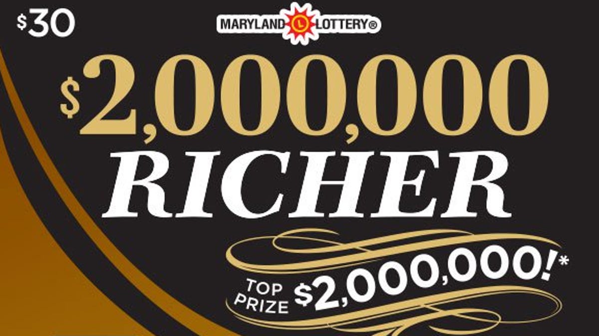 Double lottery winner: Maryland man wins $2 million again