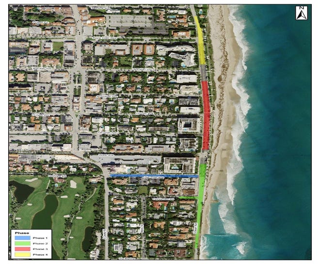 Starting Tuesday, Palm Beach will be milling and resurfacing Hammon Avenue and portions of South Ocean Boulevard between Gulfstream Road and Royal Palm Way.