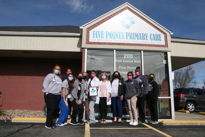 The staff at Five Points Primary Care were excited this week to celebrate the location's fifth anniversary.