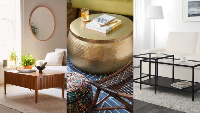 15 Coffee Tables With Storage, Round Mirror Coffee Tables Canada With Storage