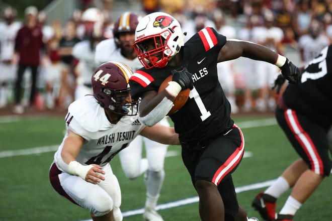 Senior running back Fred Nimely was a top contributor for St. Charles on offense, rushing for 625 yards and three touchdowns. The Cardinals finished 2-7 overall and 0-3 in the CCL.