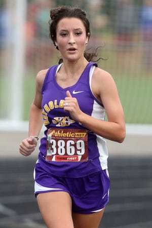 Senior Paige Castello was one of the top runners for the Reynoldsburg cross country program, which had a goal this season of building for future success.